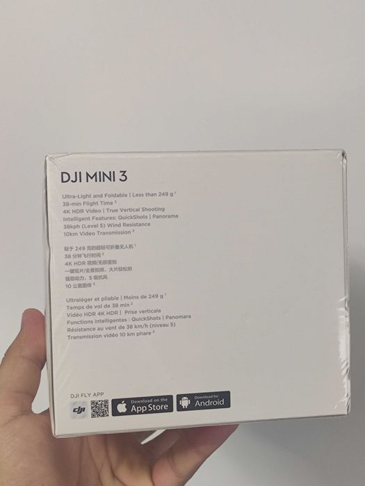 DJI Mini 3 Drona 4K HDR cu Telecomanda RC-N1, Sigilat