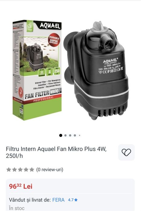 2 filtre acvariu Aquel