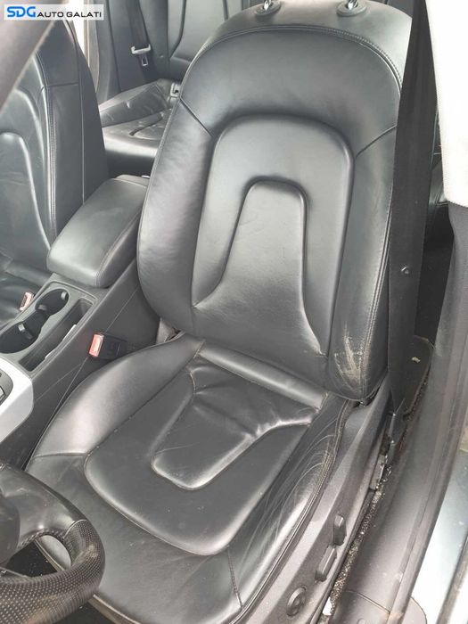 Scaun Stanga Fata Sofer Piele Neagra S-Line Electric Fara Incalzire Audi A5 Sportback 2008 - 2016 [C5534]