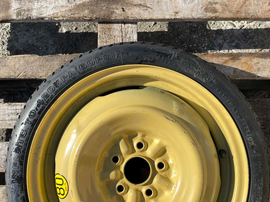 16 резервна джанта патерица 5х100 Toyota Prius Verso S 125/70/16