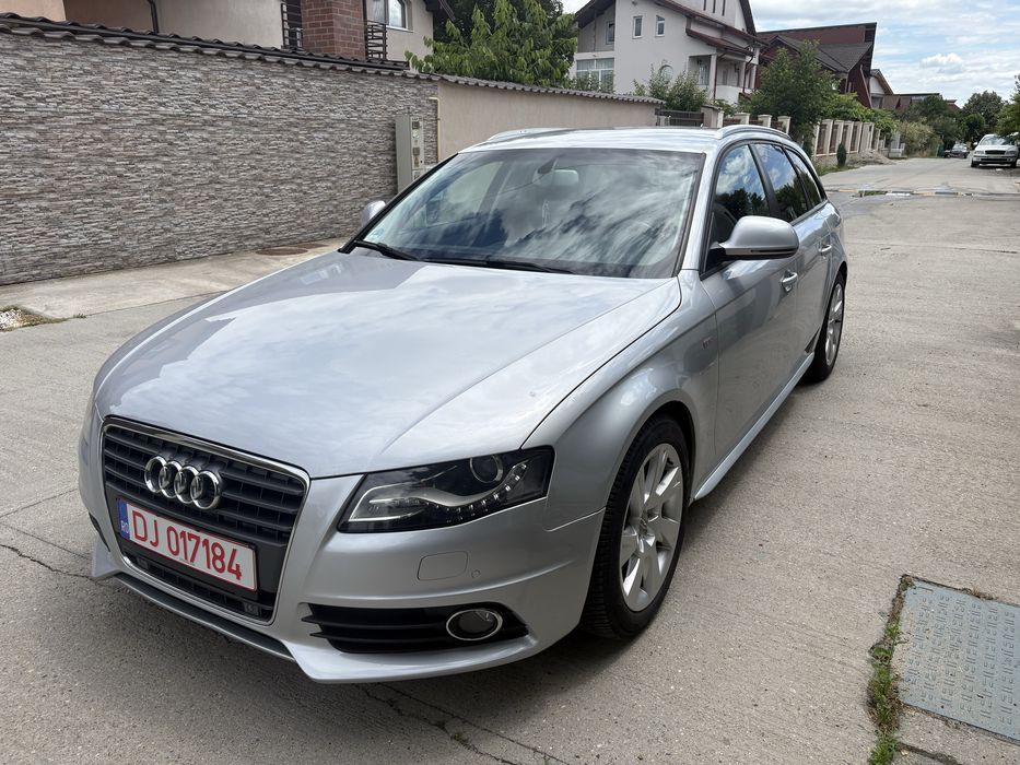 Vand Audi A4. S line-170cp-Euro5-Carte RAR
