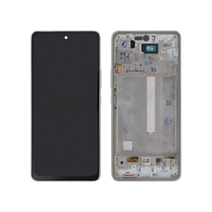 Display cu rama Samsung Galaxy A53, SM-A536, White, OLED