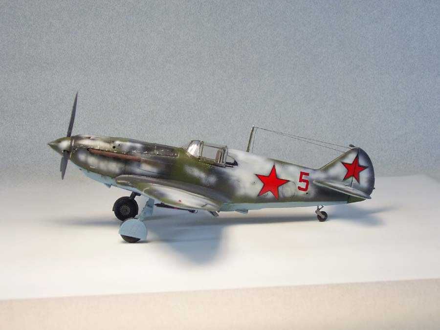 Сборная модель самолета ЛаГГ-3 (Моделист, 1/48