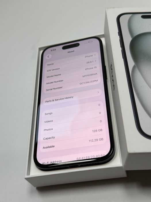 Apple iPhone 15 Black 128ГБ
