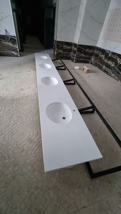 Куйма тошдан "столешница" ва хар хил турдаги мебеллар ишлаб чикарамиз.