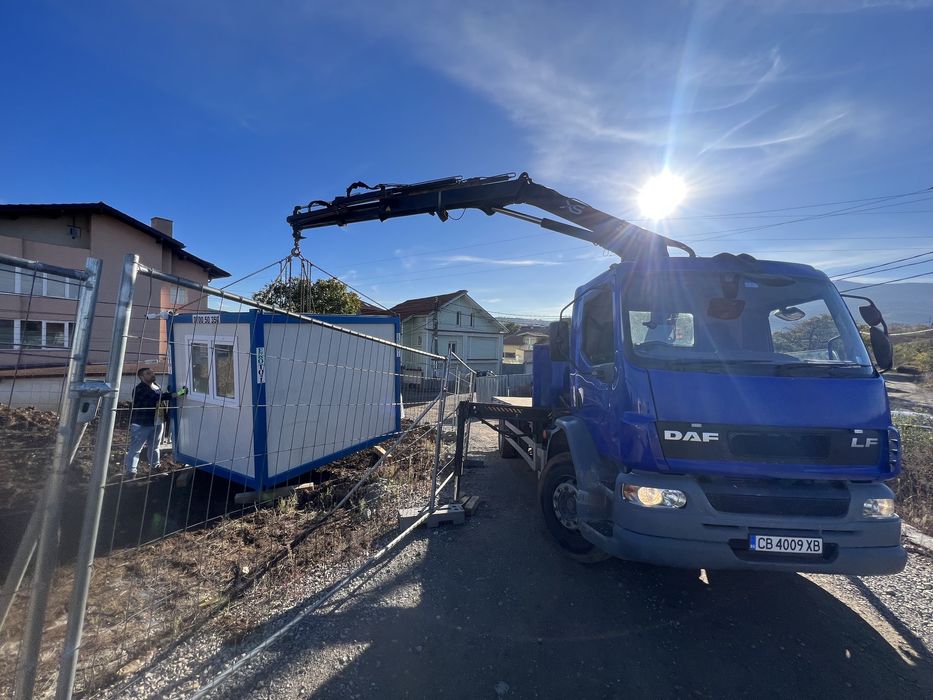 Камион с кран Транспорт на материали Автокран