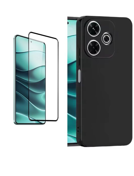 Set Husa + Folie Sticla Xiaomi Redmi Note 14C 14 Pro 14T Pro Note 14