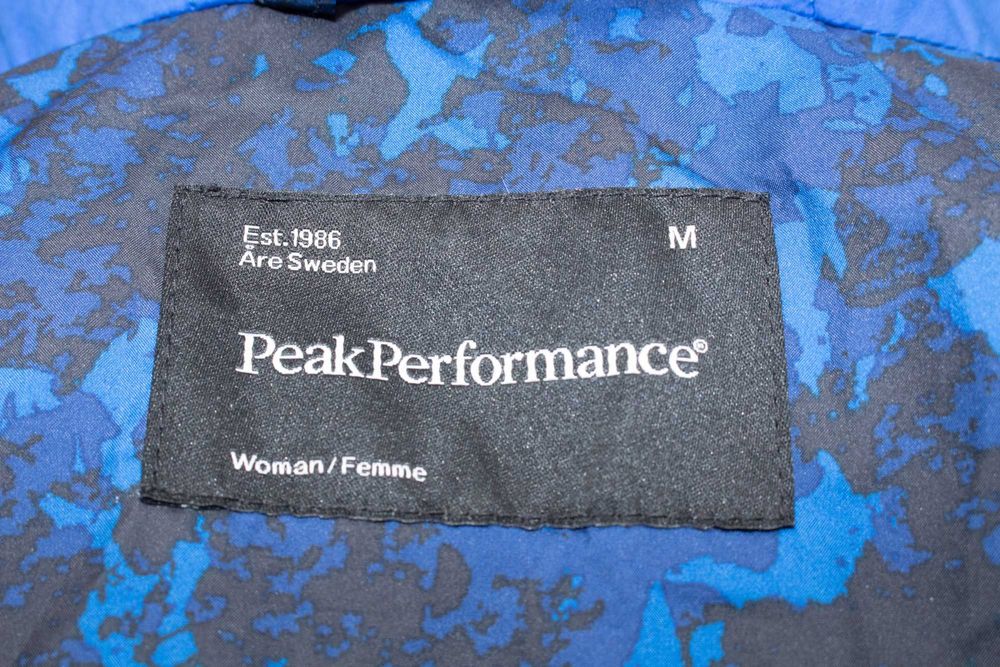 PEAK PERFORMANCE Bagnes дамско ски яке пухено син камофлаж пух/ пера М