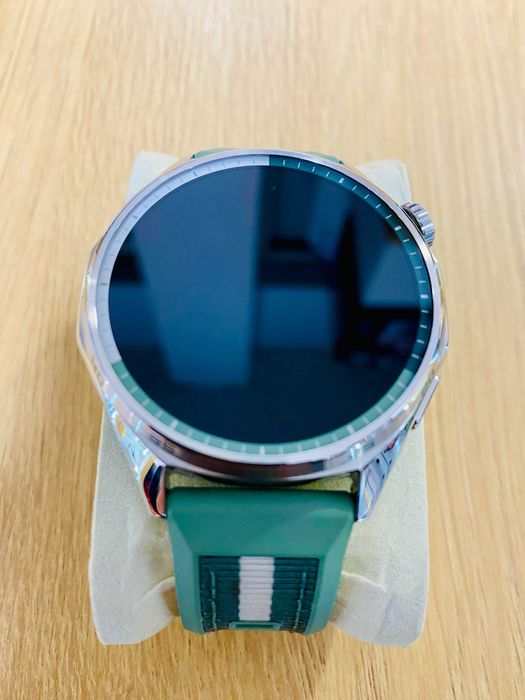 Huawei Watch GT 6, 46MM, Steel Stainless Steel Case, Green Woven Strap