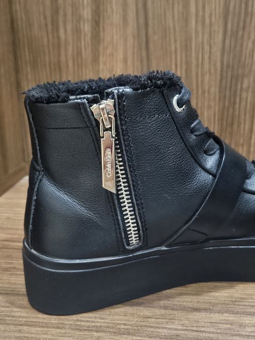 Кожени кецове Calvin Klein