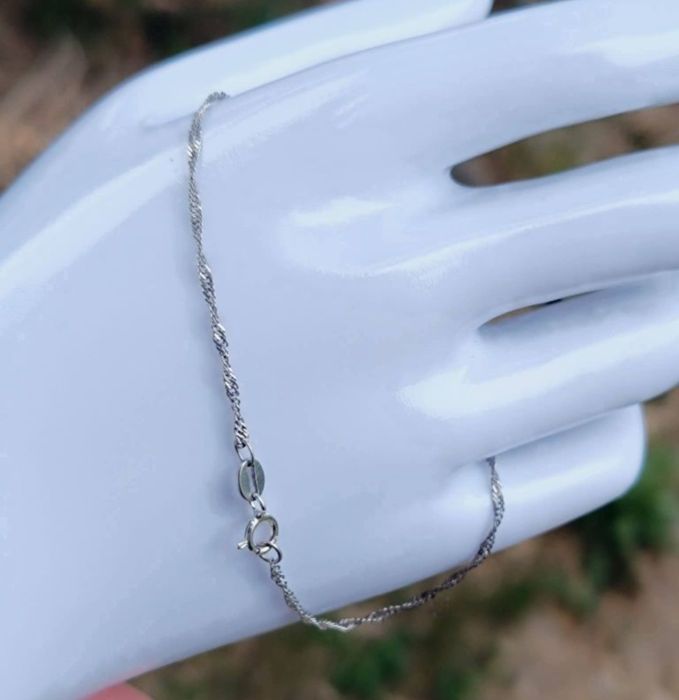 Veche bratara subtire, din argint de 925, copii