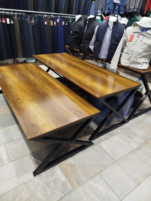 Лофт стол. Жуда мустахкам ва чиройли журнальный стол.