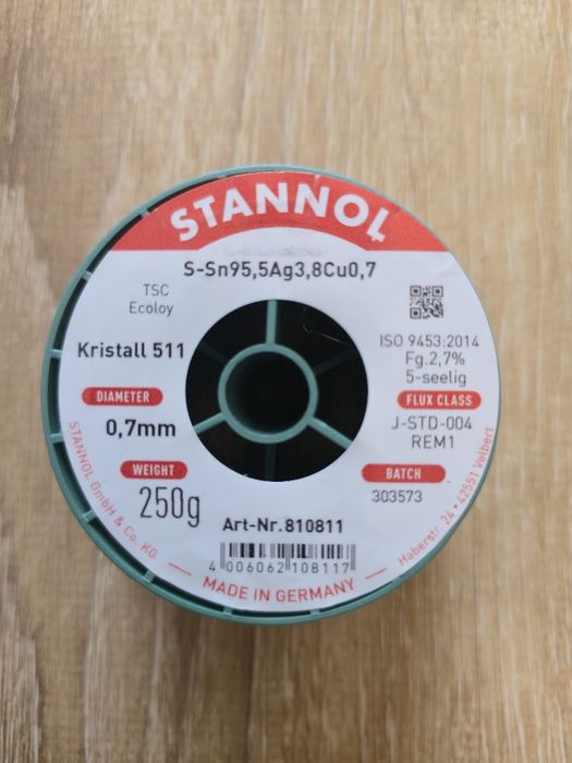 Fludor Stannol 0,7mm 250g