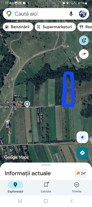 Teren de vânzare Ilisesti  în apropierea căminului de bătrâni