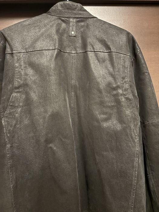 Geaca de piele barbati mar. L