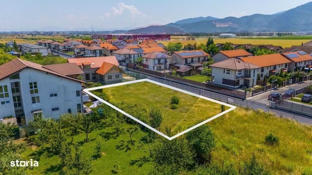 Teren Intravilan | 885 Mp | Ghimbav | View Postăvaru | Comision 0%