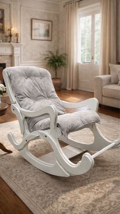 Кресло-качалка из дерева