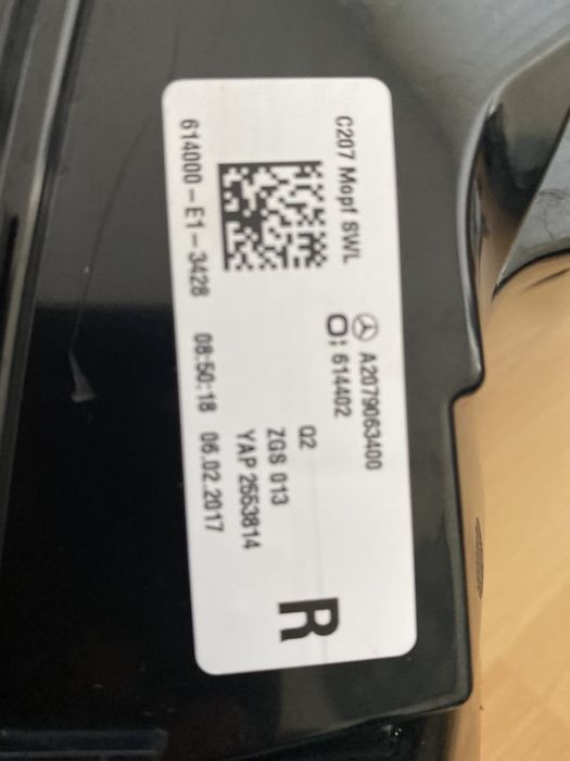 Мерцедес Е купе, кабрио. Mercedes W207, C207 Coupe AMG. Лед стоп фейс