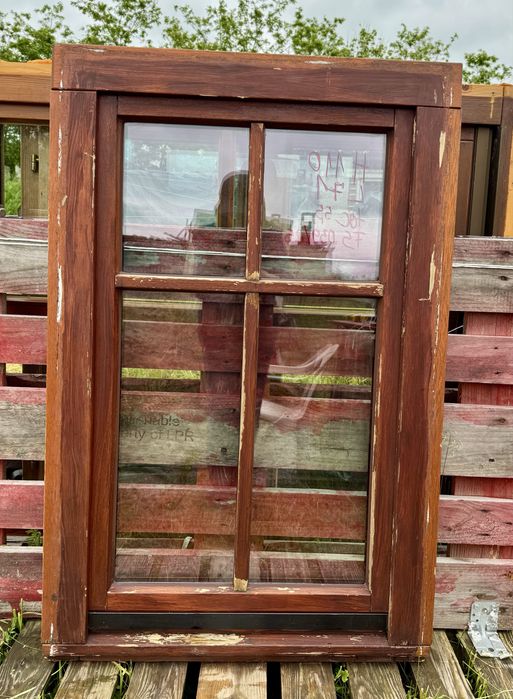 FEREASTRA LEMN TERMOPAN cabana sprosuri H 110 x L 71 Germania 7 buc