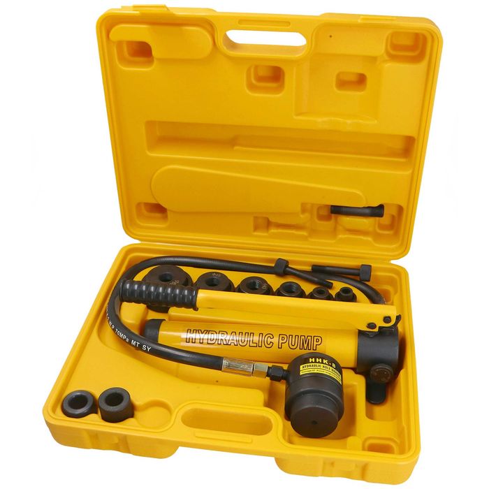 Trusa presa hidraulica de gaurit tabla, 22-60 mm