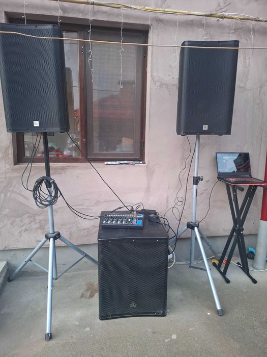 Boxe the box pro,subwoofer behringer si mixer