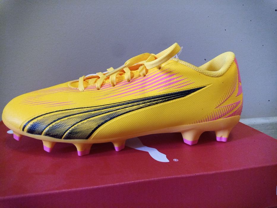 PUMA Ultra Play FG/AG Forever Faster - Sun Stream/PUMA Black/Sunset Gl