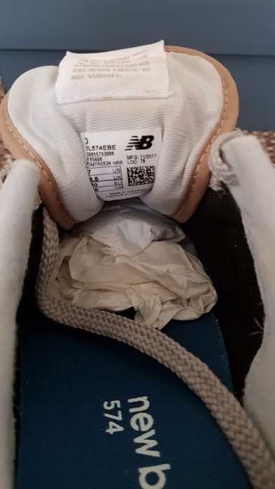New  Ballance 574, barbati, numărul 40, 25 cm, noi, fără eticheta.