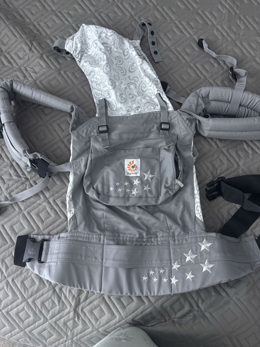 Marsupiu, Original Galaxy Grey, 0 luni-20Kg, BCANGALAXY, ErgoBaby