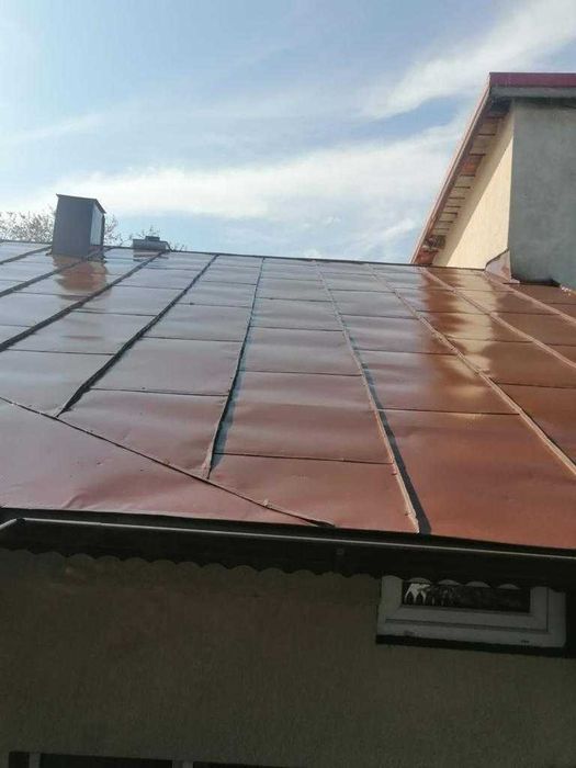 Vopsim tabla pe acoperisuri la case, blocuri, biserici si alte suprafete. Vopsitorie profesionala acoperisuri la super pret. Reparam acoperisuri.