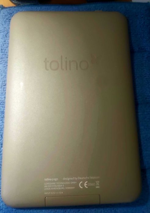E-book Reader Tolino Page + Husă+cablu