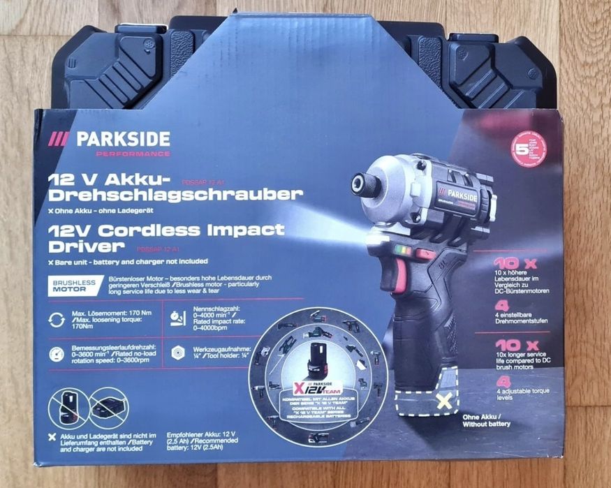 Parkside Импакт 12v,   Циркуляр 12v, флекс 20v Performance.