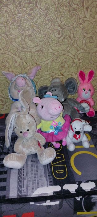 Мягкие игрушки разные