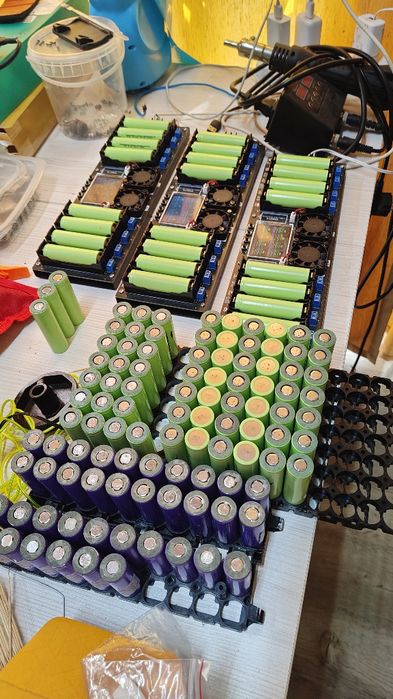 Аккумуляторы литий-ионные 18650, б/у