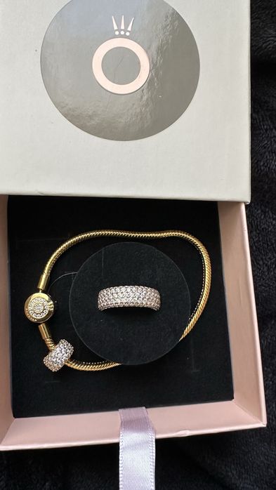Bratara Pandora 19 cm+ charm + inel 8