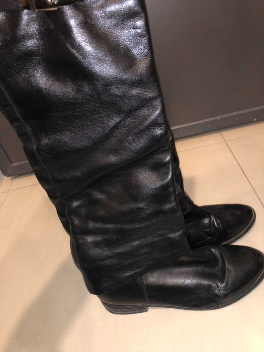 Cizme piele Zara, impecabile, mar. 38