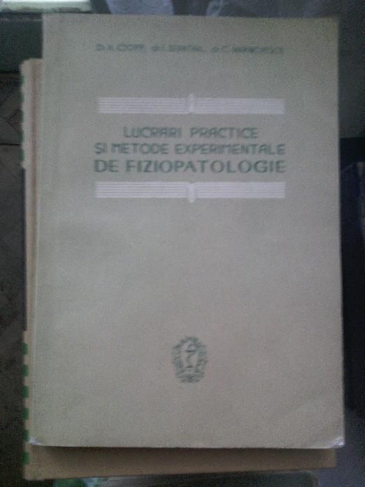 Lucrari practice si metode experimentale de fiziopatologie, 1958