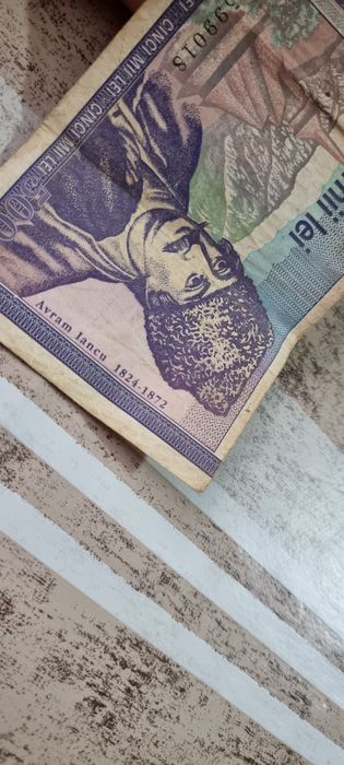 Bancnota de 5000 de lei vechi