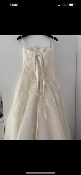 Rochie mireasa A line masura S 36