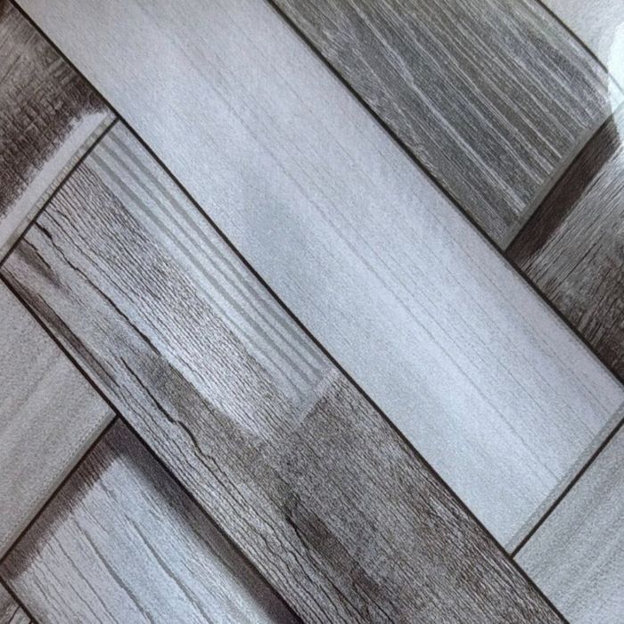 Linoleu Clasic Lucios Stil Parchet Gri 1,5m lat x 20 m lung, 1.20 mm grosime