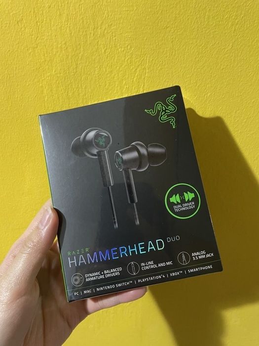 Razer Hammerhead DUO СКИДКА Проводные Наушники/Гарнитура/разъём 3,5м