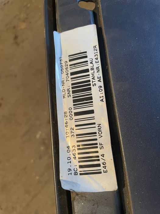 Бампер Bmw e46 рестайл, оригинал из Японии