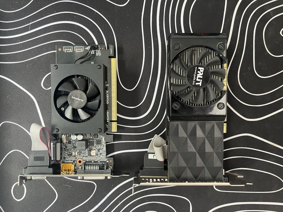 Продам рабочие видеокарты GT 710 и GT 630