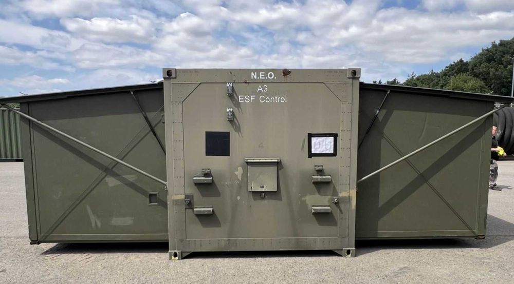 Container modular militar tip locuinta, birou, etc. (greutate 5 T)