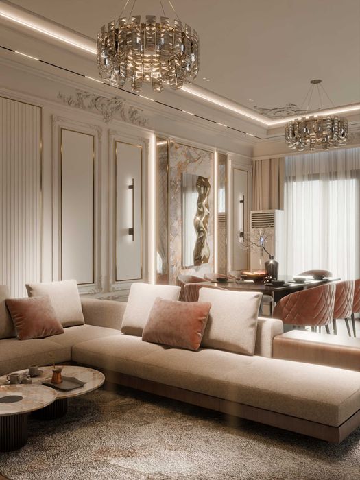 Interyer dizayn xizmati 9 $ - m2