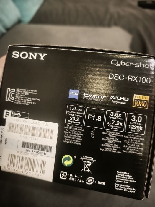 Sony SCR-RX100, 20.2MP