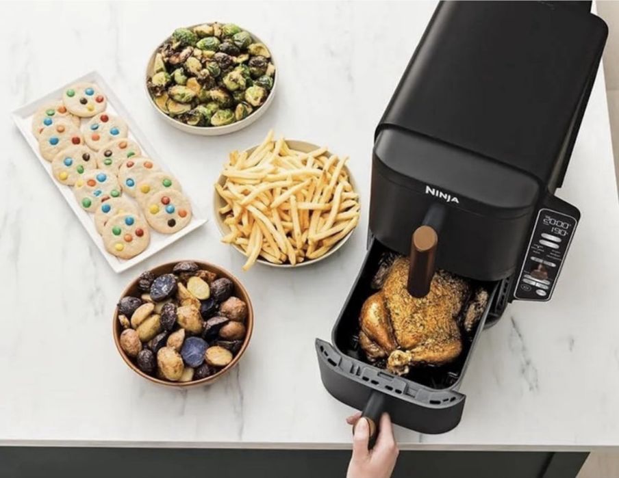 Фритюрник с горещ въздух Ninja Double Stack XL + ГАРАНЦИЯ!