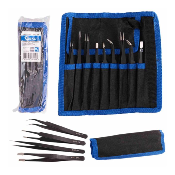 Set 9 pensete metalice de precizie