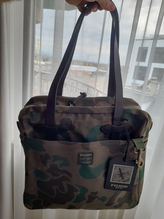 Filson Waxed Rugged Twill Tote Bag