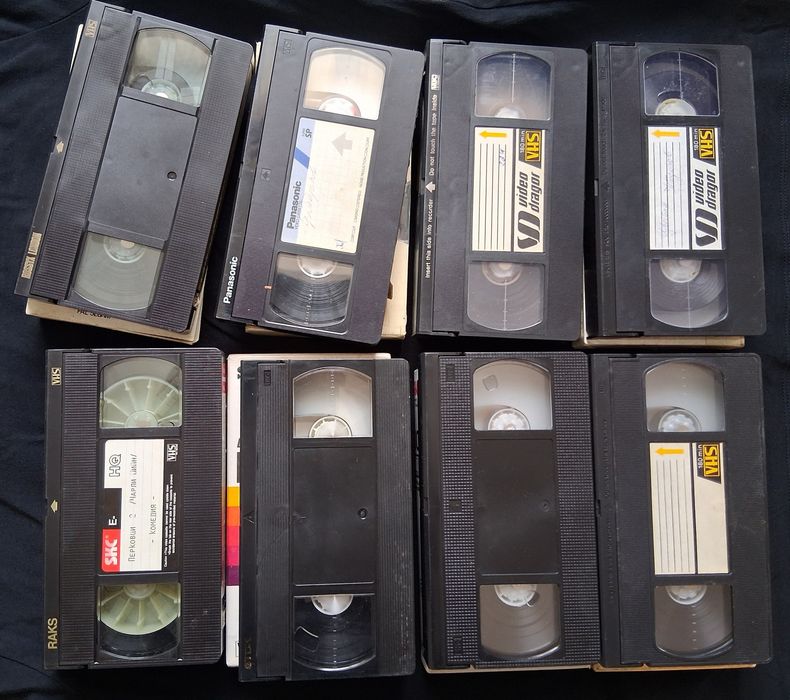 ЛОТ Стари Работещи Видеокасети VHS  Филми  24 Броя