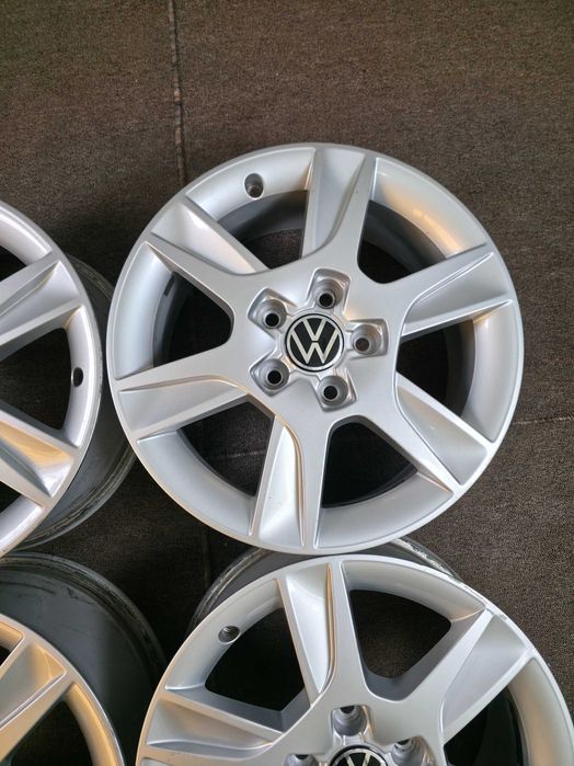 4 Jante Aliaj 5x112 16'' OE Skoda Octavia Superb Karoq YETI / VW Golf Sharan Passat Tiguan Touran Caddy T-ROC